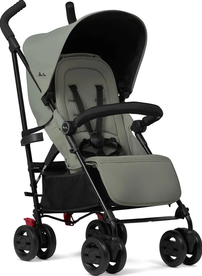 Silver Cross Pop Stroller Sage Lightweight Foldable Baby Pushchair