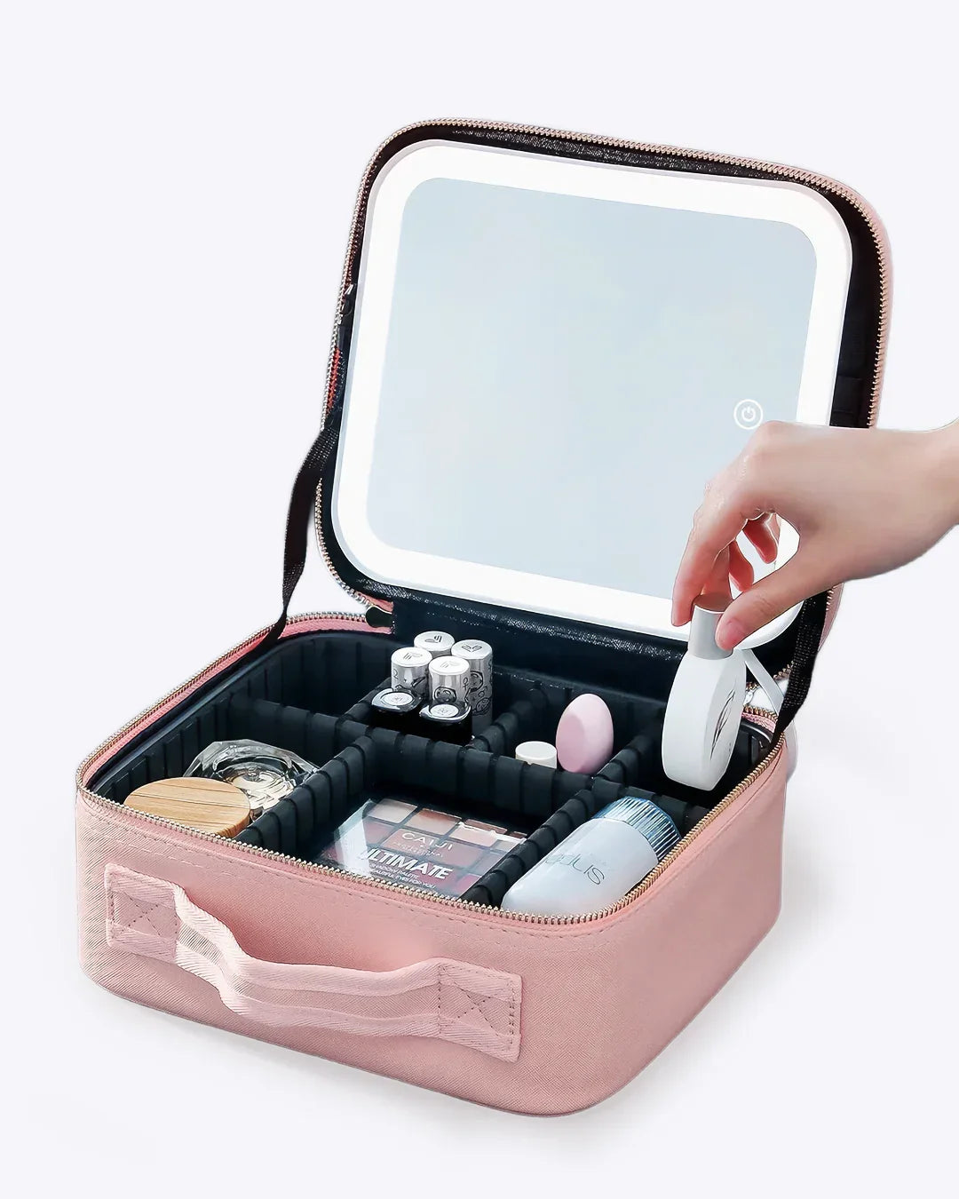 LED Travel Makeup Case with Mirror