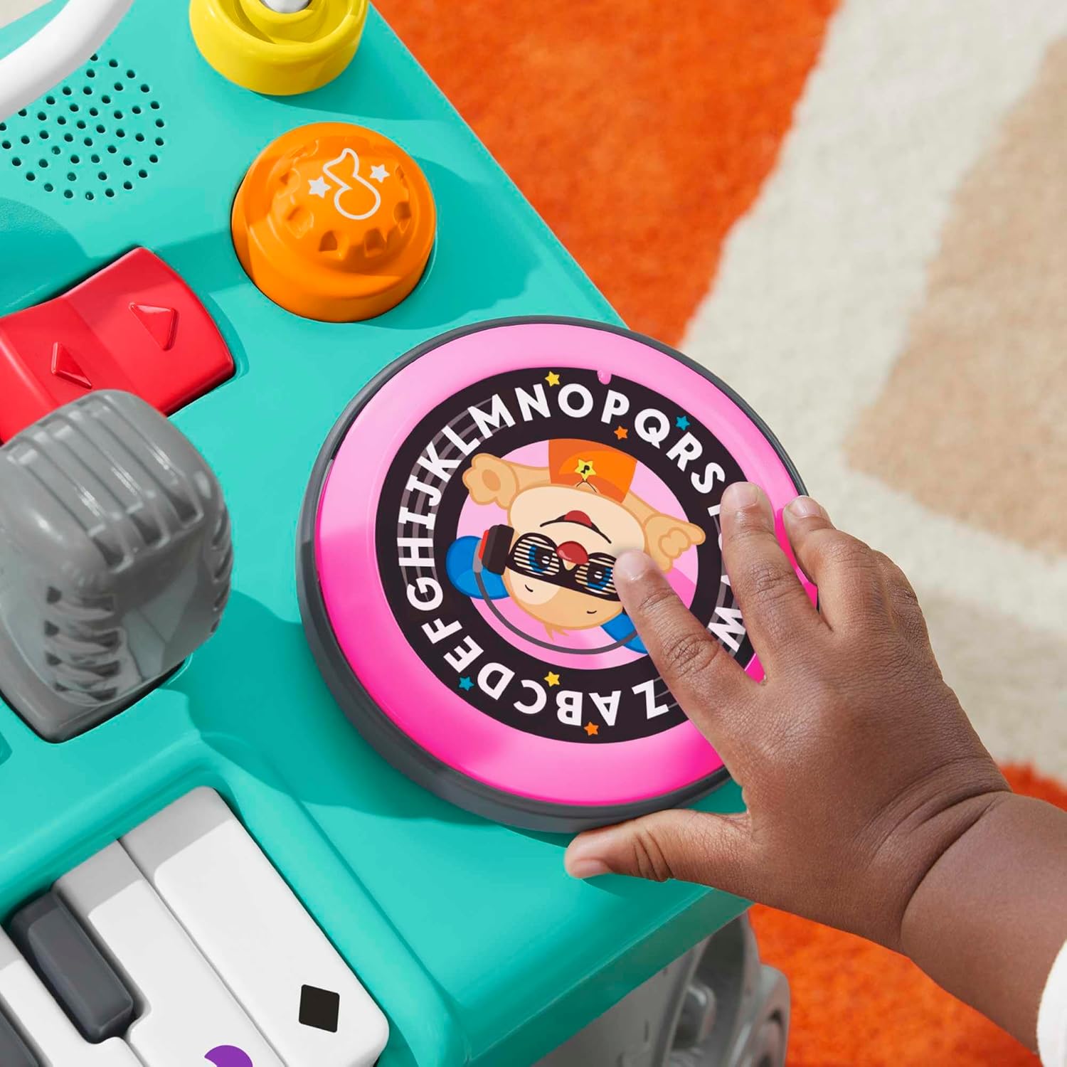 Toddler DJ Activity Play Table with Piano Modes Lights and Music Sounds