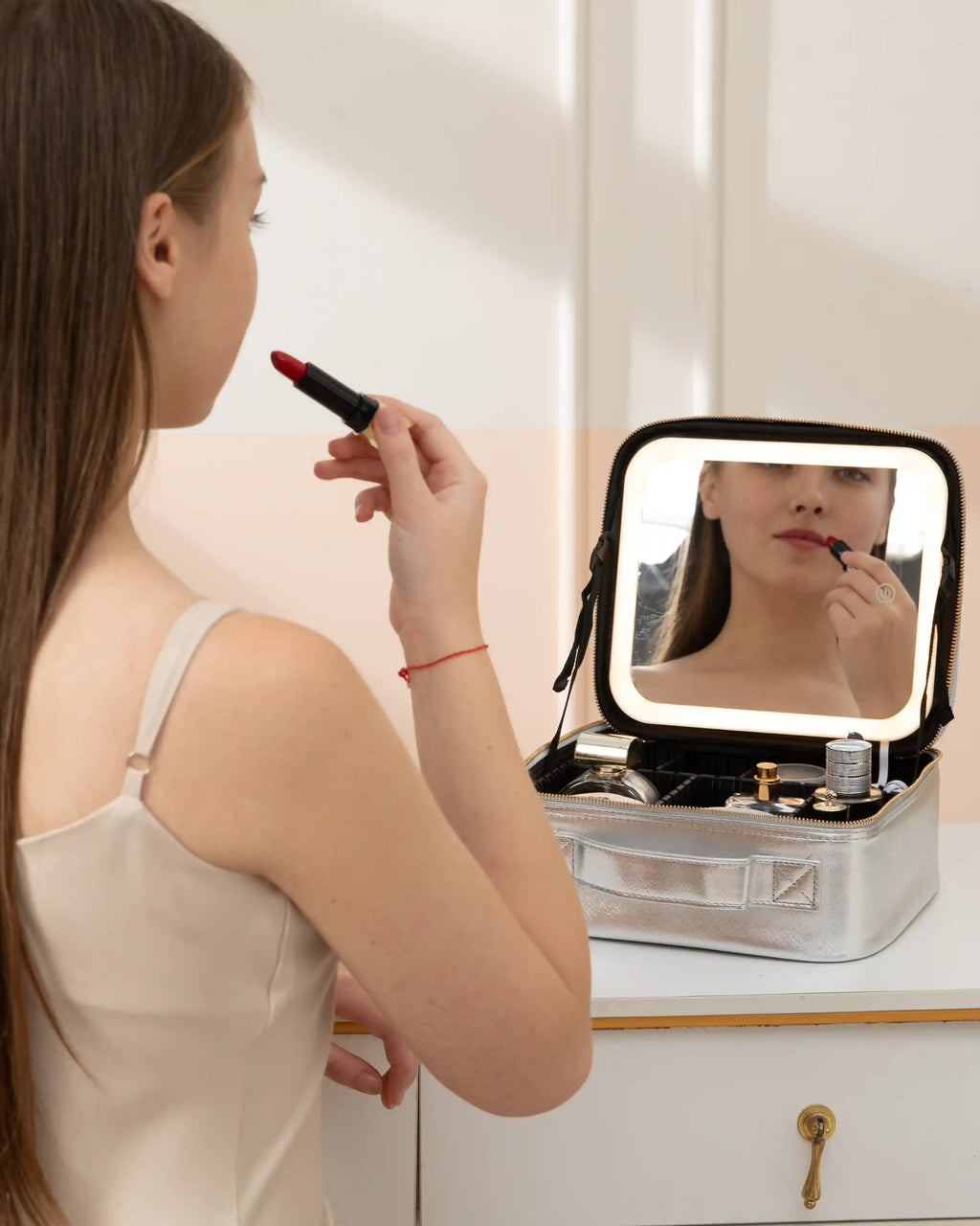 LED Travel Makeup Case with Mirror