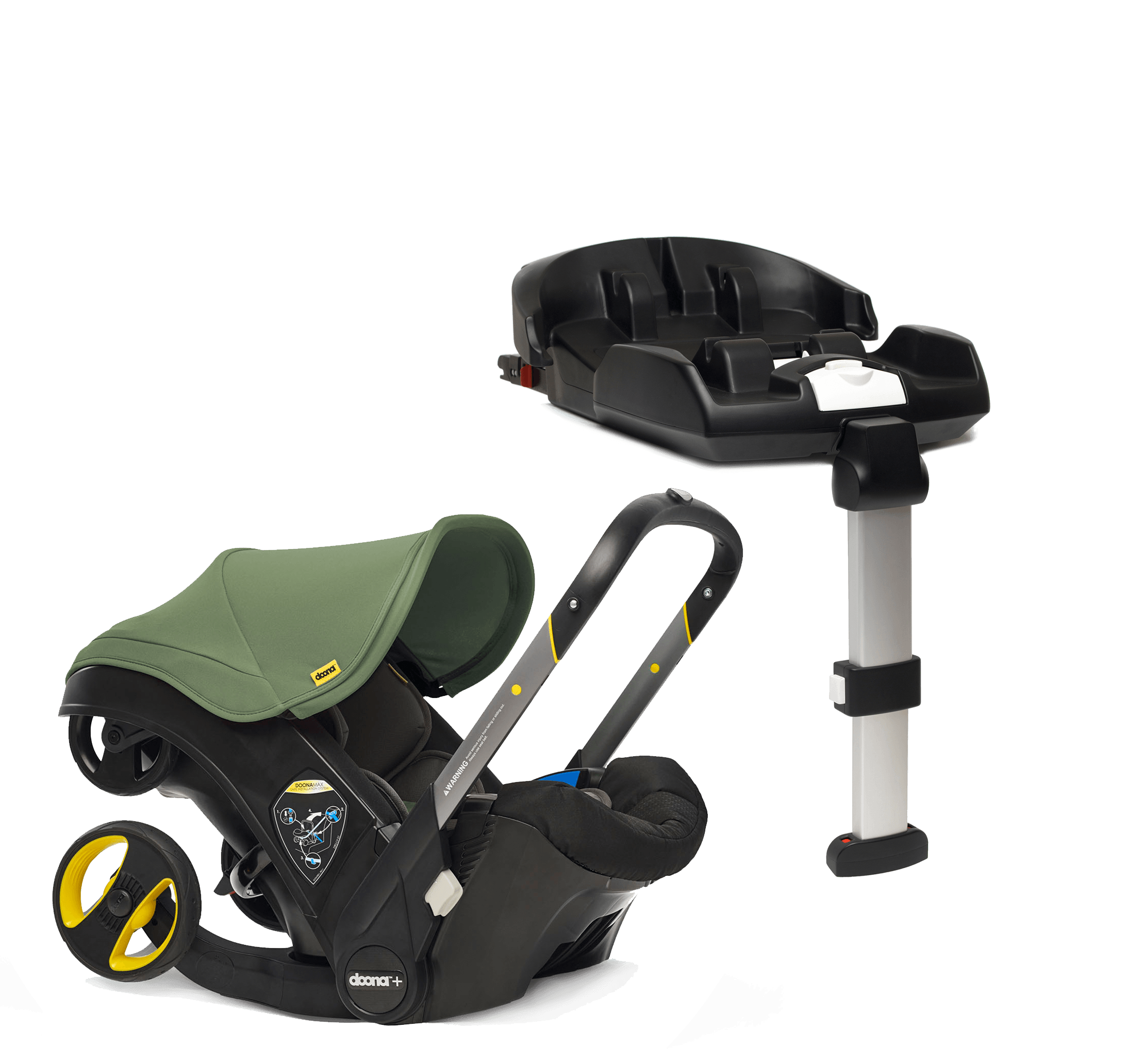 Doona+ Car Seat & ISOFIX Desert Green
