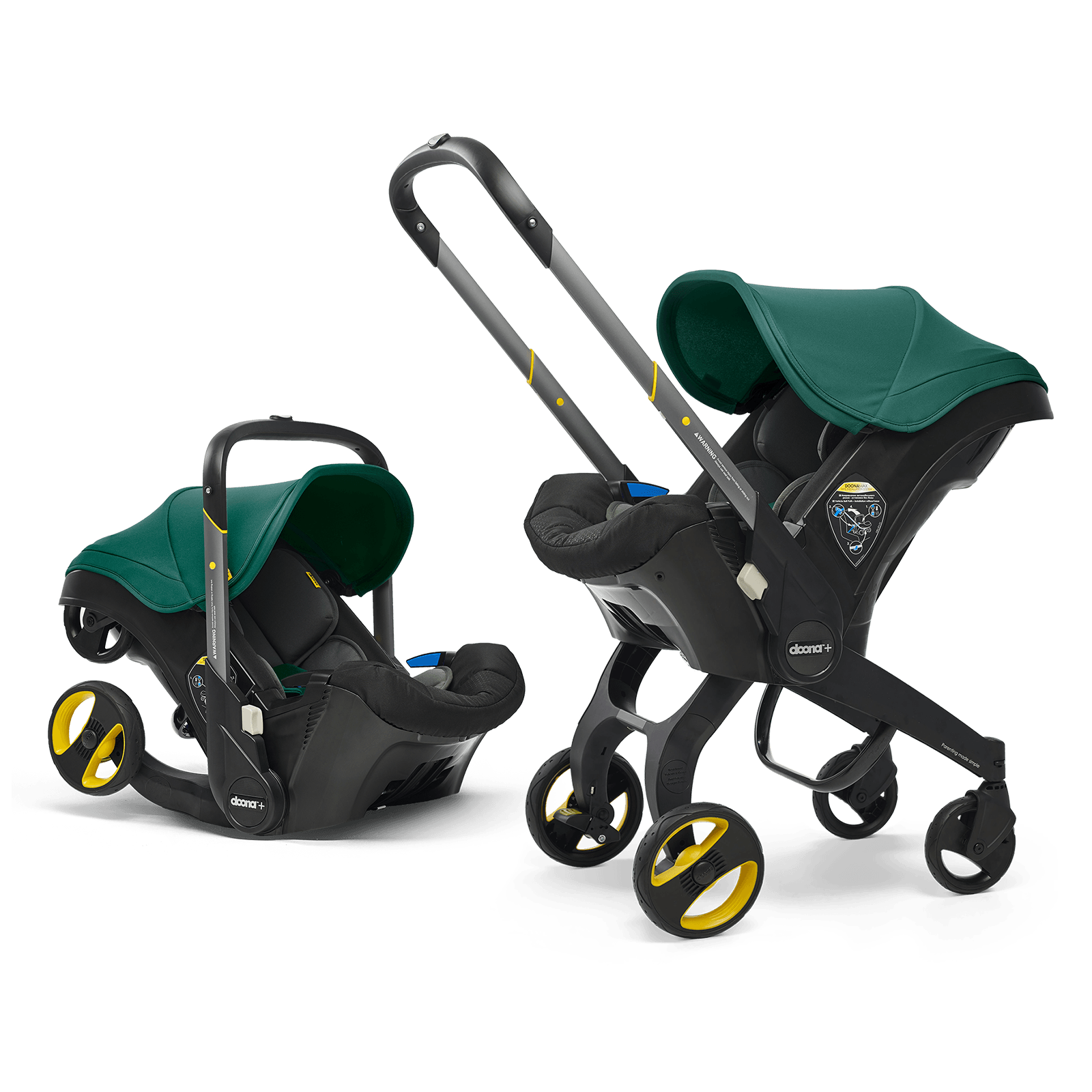 Doona+ Car Seat & Stroller Racing Green