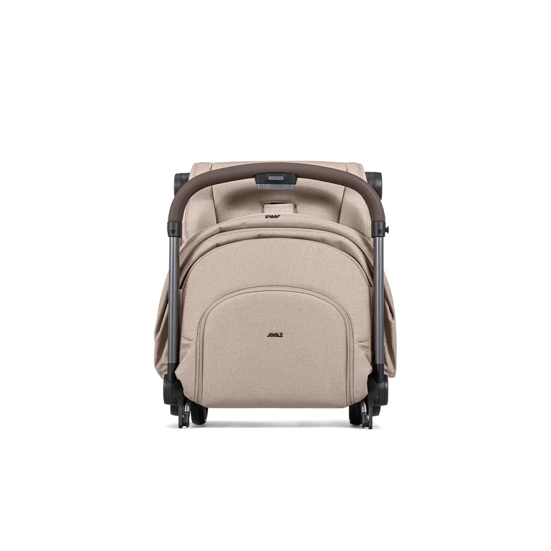 Joolz Aer2 Travel Stroller – Sandy Taupe Lightweight One-Hand Fold Pushchair
