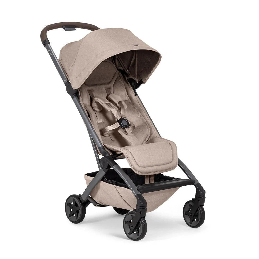 Joolz Aer2 Travel Stroller – Sandy Taupe Lightweight One-Hand Fold Pushchair